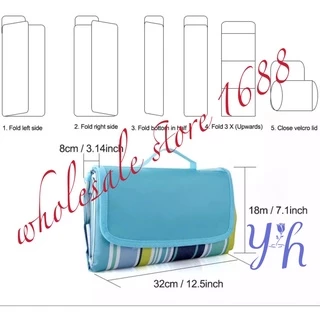 เสื่อปูพื้นรองนั่งอเนกประสงค์ เสื่อแค้มป์ปิ้ง ขนาด 145×180 cm/195×200 cm.