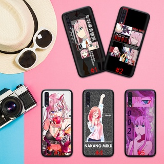 เคสโทรศัพท์มือถือแบบนิ่ม TPU ลายอะนิเมะเด็กผู้หญิง zero two 7JUAN สําหรับ Samsung A01 EU A02 M02 A02S US A03 166 มม. A164 มม. A03S A53 A52 5G A52 4G