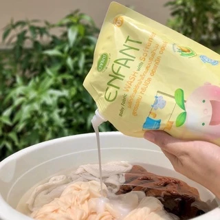 ENFANT BABY FABRIC WASH WITH SOFTENER ผลิตภัณฑ์ซักผ้าเด็กผสมปรับผ้านุ่ม