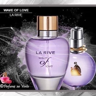 แบ่งขาย น้ำหอมเยอรมัน la rive wave of love  กลิ่น dupe lanvin Eclat ลองแวงม่วง