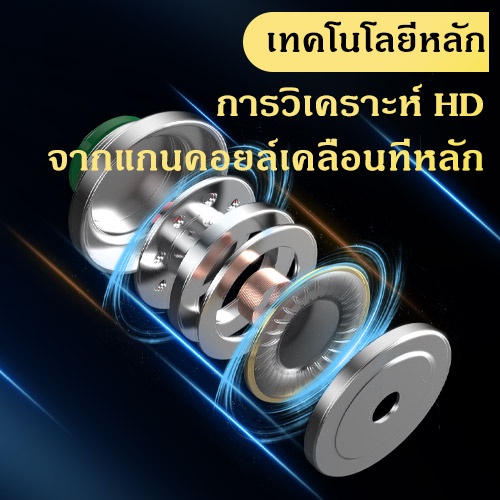 QKZ หูฟัง AK6 ARES (ประกัน 6 เดือน) มีไมค์ เบสหนักๆ อินเอียร์  เกมมิ่ง earphone คุณภาพเสียง HIFI เสียงคมชัดมีระบบตัดเสียงรบกวน Dynamic Driver ใส่สบายไม่หลุดง่าย