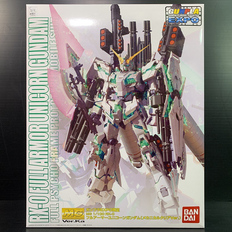 MG 1/100 RX-0 Full Armor Unicorn Gundam Ver Ka Mechanical Clear Ver (Mobile Suit Gundam Unicorn)