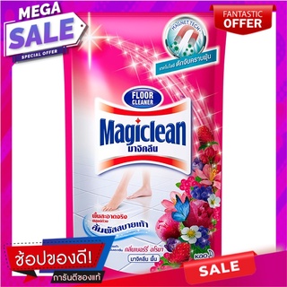 มาจิคลีนน้ำยาทำความสะอาดพื้นกลิ่นเบอร์รี่อโรมา 800มล. Magiclean Floor Cleaner Berry Aroma 800 ml.