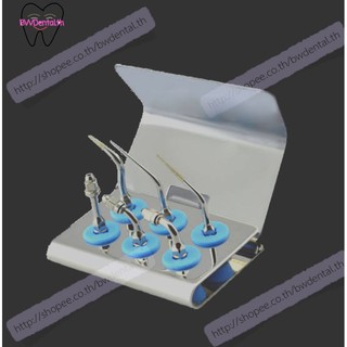 6 Holes Ultrasonic Dental Scaler Tips Holder Stainless Steel Material