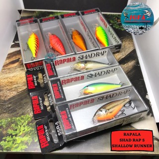 Rapala SSR 05 เหยื่อล่อแร็ปตื้น SSR05 Gewang Rapala Lure SSR5