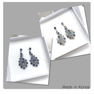 Crystal Earring ก้านเงินแท้