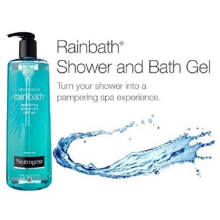 เจลอาบน้ำ Neutrogena Rainbath Replenishing Ocean Mist Shower and Bath Gel 473ml (ขวดฟ้า)