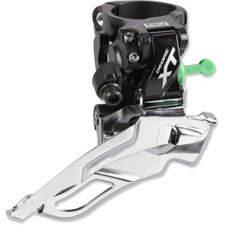 สับจาน XT, FD-M781-L, 10-SPD, แคล้มป์บน, 31.8MM, สีดำ (ถุง)