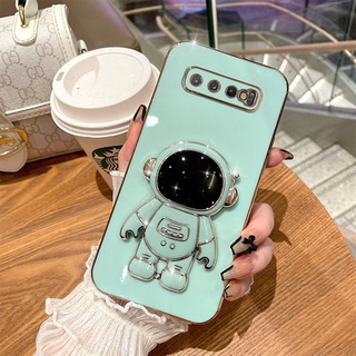 เคส Samsung Galaxy S10 / S10 + / S20 / S20 + / S20 FE แฟชั่น นักบินอวกาศ ตัวยึด เคสโทรศัพท์ กันกระแทก