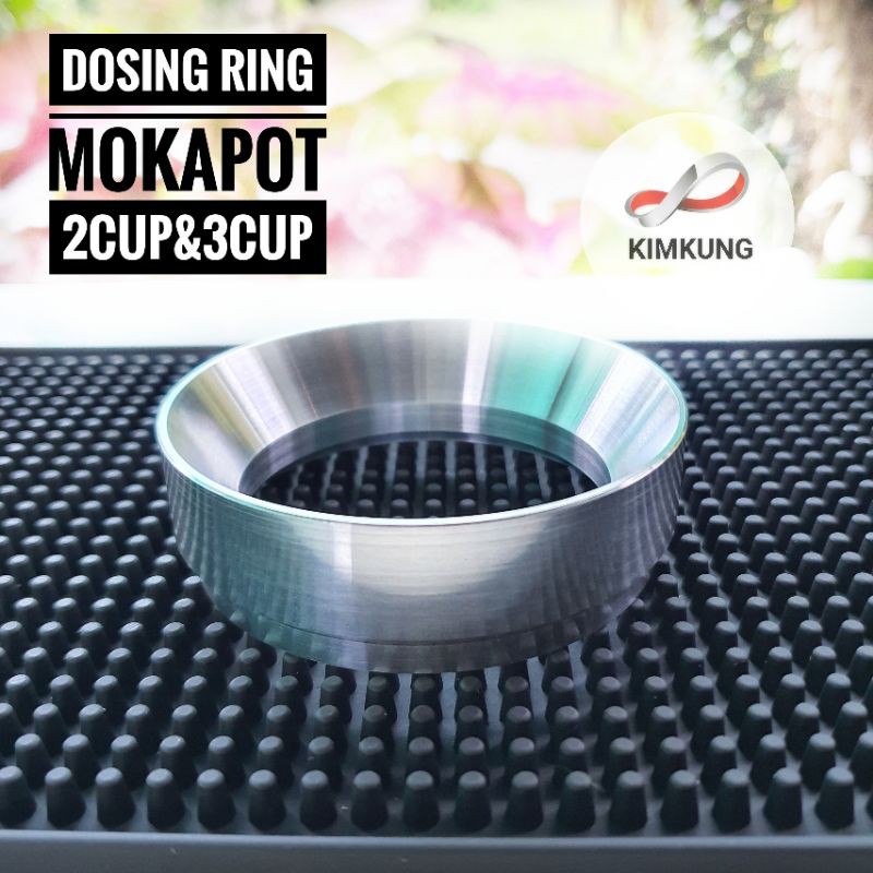 แหวนกรอกกาแฟ Dosing ring สำหรับเครื่อง Bialetti Moka Pot Express 3 Cup และ Brikka 2cup