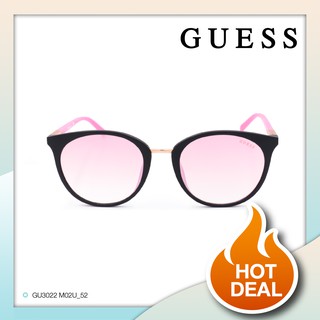 แว่นกันแดด GUESS รุ่น GU3022 สี 02U ไซส์ 52