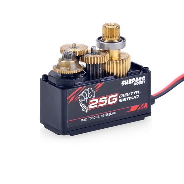 Surpass Hobby S0025M เกียร์โลหะ 3.0KG Digital Servo สําหรับ RC เครื่องบินหุ่นยนต์ 1/12 RC Monster รถเรือท่อเครื่องบิน