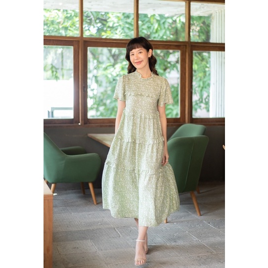 Mala Green Dress :: 690฿