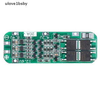 Ulove1bsby 3S 20A Li-ion บอร์ดชาร์จแบตเตอรี่ลิเธียม 18650 PCB BMS 12.6V TH