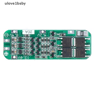 Ulove1bsby 3S 20A Li-ion บอร์ดชาร์จแบตเตอรี่ลิเธียม 18650 PCB BMS 12.6V TH