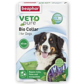 Beaphar Vito Bio Collar ปลอกคอไล่แมลง สำหรับสุนัข 65 ซม.จากวัตถุดิบธรรมชาติ