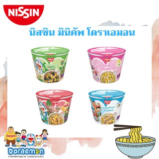 🔥ยกแพ็ค นิสชิน มินิ คัพ โดเรม่อน 40 กรัม x 6 ถ้วย บะหมี่กึ่งสำเร็จรูป NISSIN (มีให้เลือก)