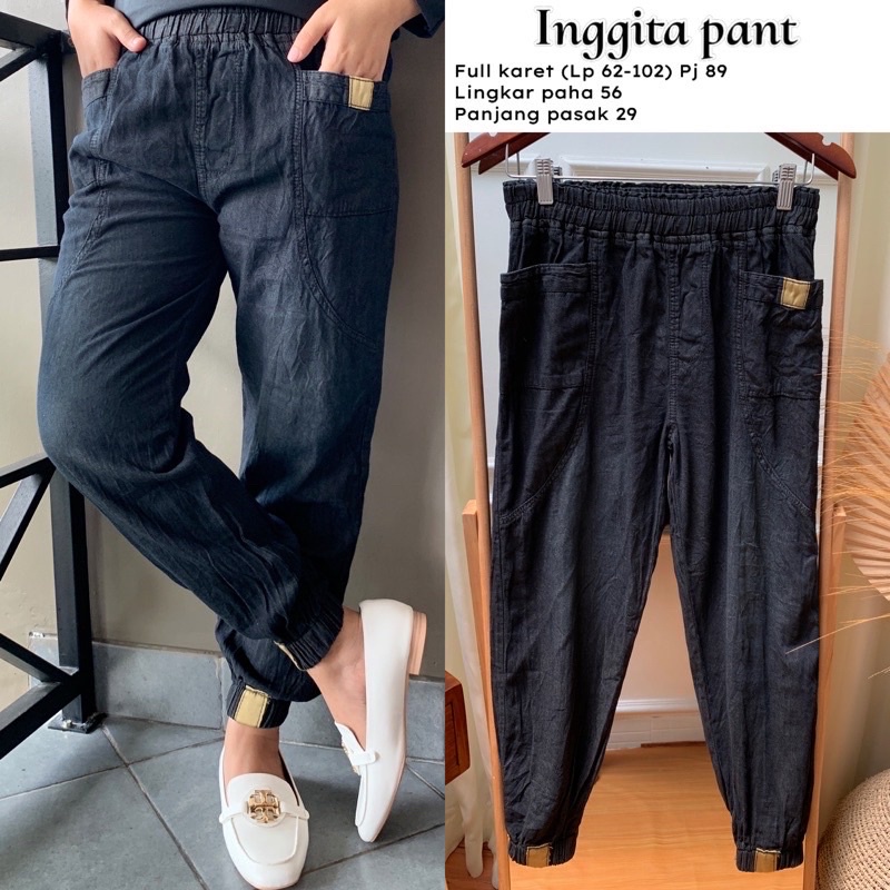 INGGITA JOGER || กางเกงยีนส์ JOGER PLAIN K1200