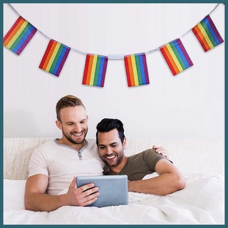 Lgbt ธงสีรุ้ง สําหรับตกแต่งปาร์ตี้ งานเทศกาล บาร์พาเหรด
