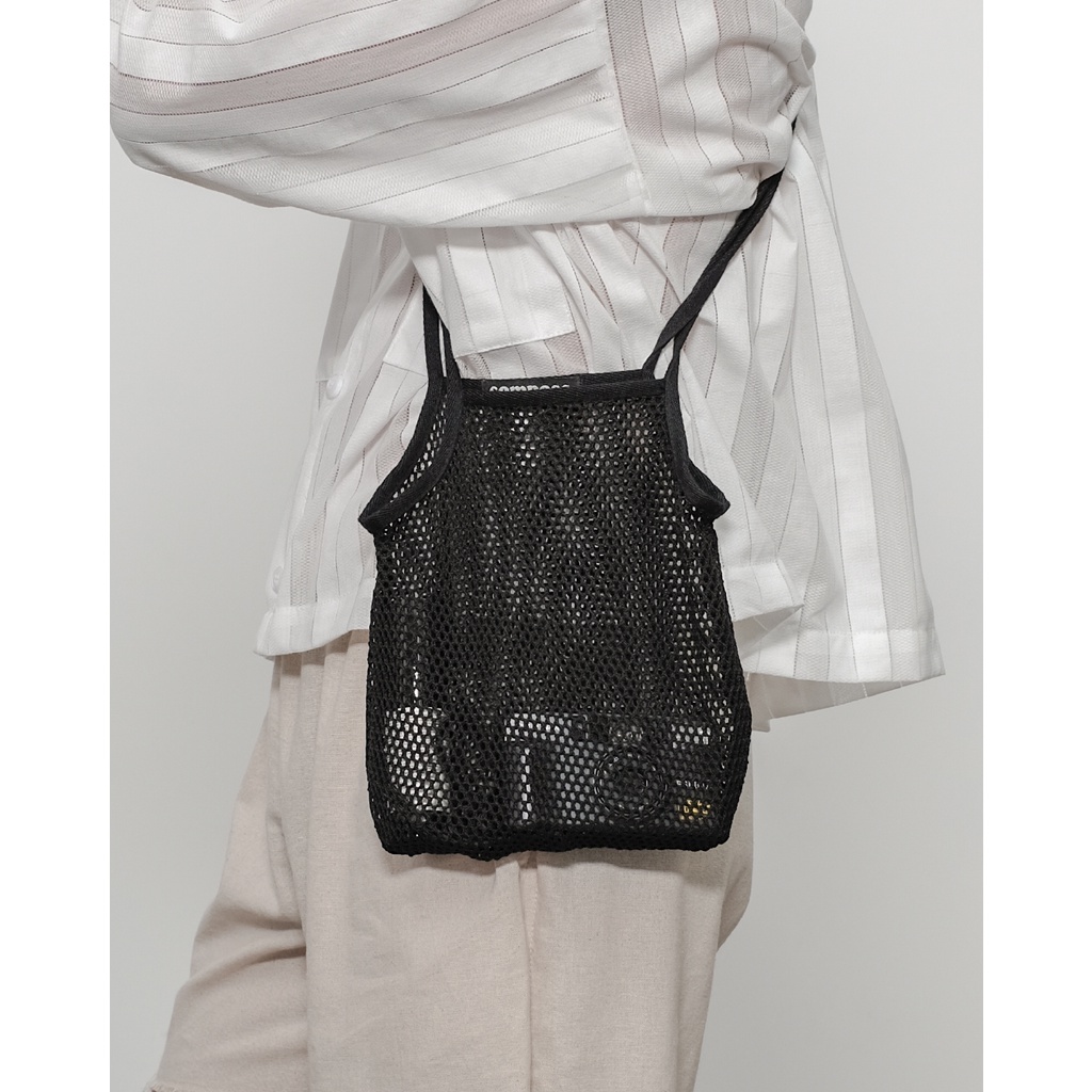 SS22/13 Petite Net Bag in Black | กระเป๋าผ้าตาข่าย สไตล์ซัมเมอร์ สีดำ