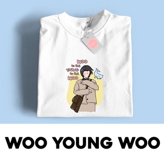 เสื้อยืด พิมพ์ลาย WOO YOUNG WOO EXTRAORDINARY