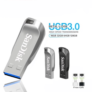 Sandisk แฟลชไดรฟ์ USB 3.0 8GB 16GB 32GB 64GB 128GB 256GB 512GB 1TB 2TB โลหะแท้ แฟลชไดรฟ์ปากกา