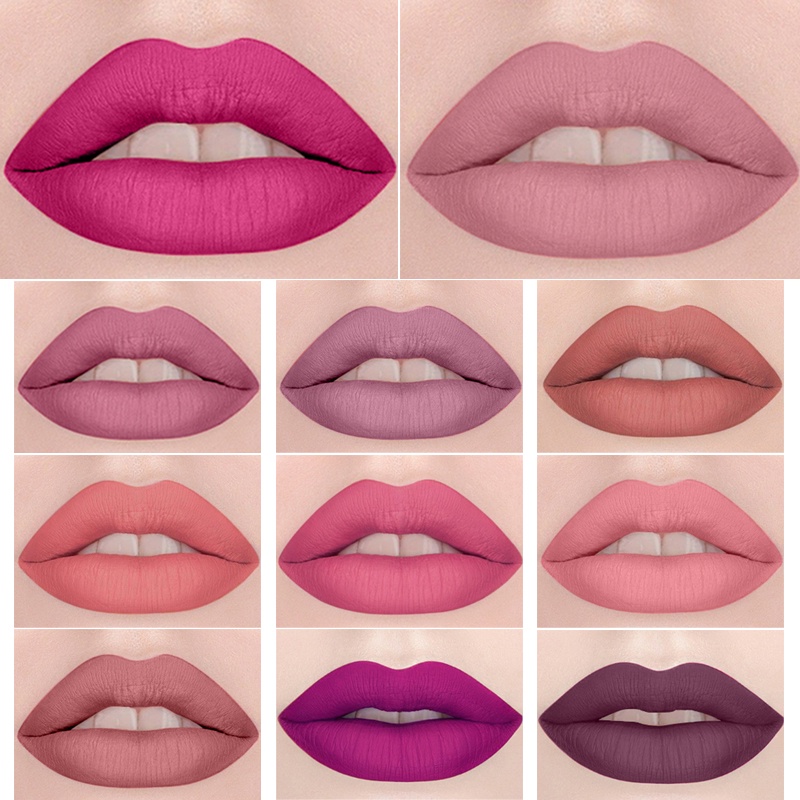 Benb G ลิปกลอส 11 สี ที่นอน ไม่ติดถ้วย ติดทนนาน กันน้ํา ลิปสติก แต่งหน้า ลิปกลอส 2.5 มล.