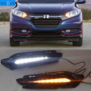 ไฟตัดหมอก Led สีเหลืองสําหรับ Honda Hrv Hr - V 2014 2015 2016 2017 2018