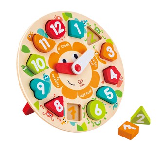 Hape - Chunky Clock Puzzle ปริศนานาฬิกา ของเล่นเสริมพัฒนาการ 3y+