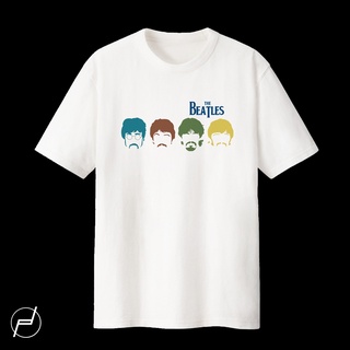 เสื้อยืดวงดนตรีGILDAN The BEATLES เสื้อยืดผ้าฝ้าย 100% พิมพ์ลายกราฟิก UNISEXall size