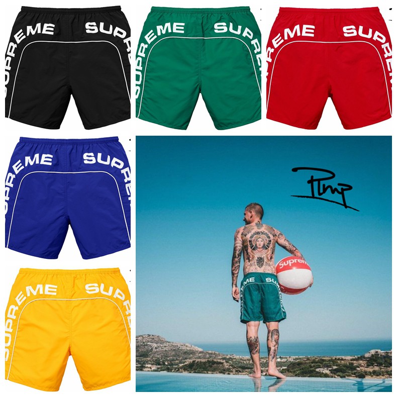 supreme arc logo water short