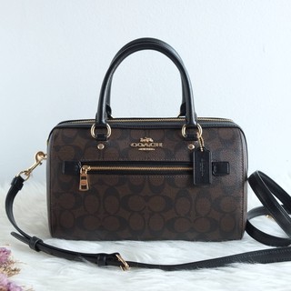 Coach F83607 Rowan satchel ทรงหมอน