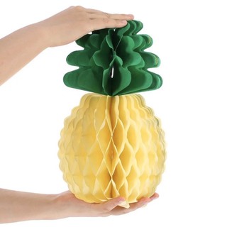 สับปะรด กระดาษ ตกแต่งหน้าร้อน ตกแต่งงานปาร์ตี้ pineapple