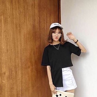 Asymmetric classic korea t-shirt