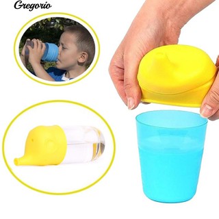 Gregorio ฝาครอบดูดถ้วยช้างเด็กฝา Sippy ดูด Trainingcup ขวด