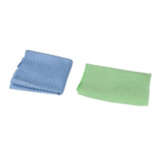 ผ้า ผ้าอเนกประสงค์ผ้าทำความสะอาด 30x30 ซม.RS08-200 ฟ้า/เขียว แพ็คคู่CLEANING CLOTH 30X30CM RS08-200 BL/GR1X2