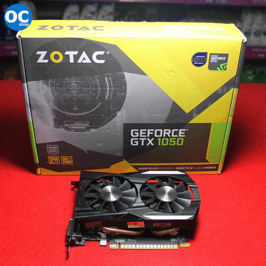 การ์ดจอ ZOTAC GeForce® GTX 1050 2Gb ครบกล่อง