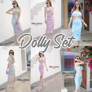 Melinda Dolly Set บิกินี่ผูกหลัง+กระโปรงยาวรูดข้าง