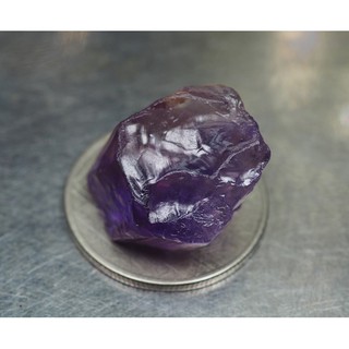 ก้อนพลอยอเมทิสต์ (Amethyst)  18.35 กะรัต (086)