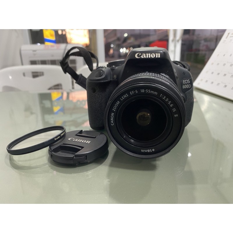 กล้อง Canon EOS 600D + เลนส์ EFS 18-55mm + ฟิลเตอร์