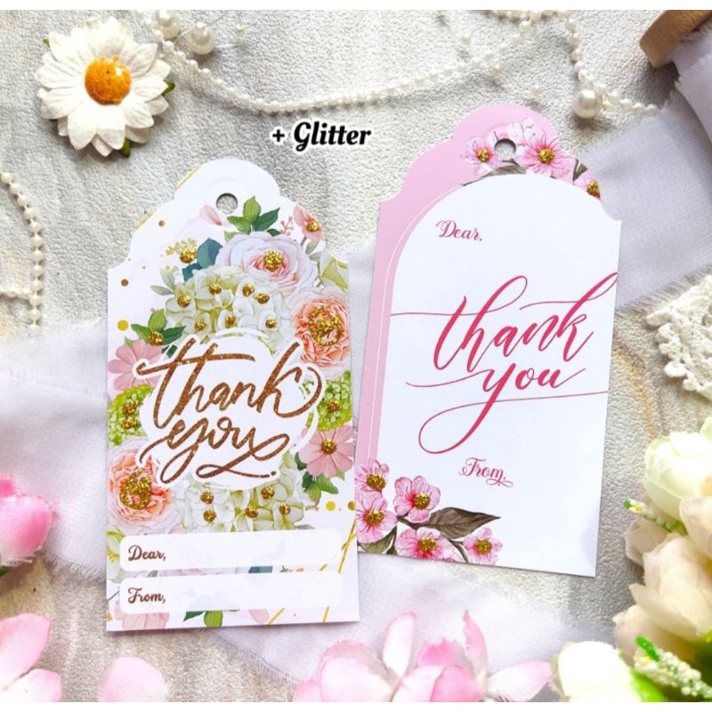 แฮงแท็กขอบคุณ | THANK YOU CARD / THANK YOU / HANGTAG GREATING CARD ป้ายห้อย ขอบคุณ