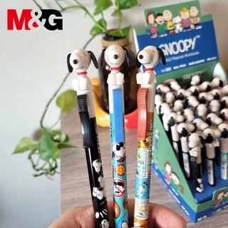 ปากกาเจล หูกระดิกได้ snoopy สนูปปี้ หมึกสีน้ำเงิน 0.5 มม ตรา M&Gรุ่น SGPJ8230 เปลี่ยนไส้ได้