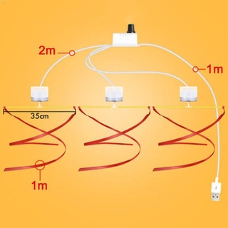 wee พัดลมไล่แมลงวัน USB สำหรับป้องกันอาหาร