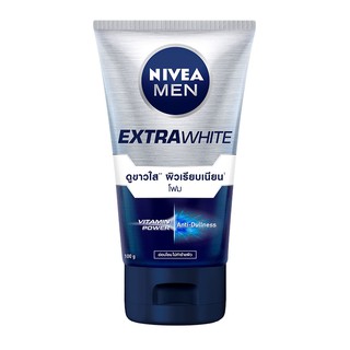 NIVEA เมน เอ็กซ์ตร้า ไวท์ โฟม 100 กรัม