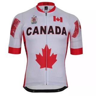 เสื้อจักรยานแขนสั้นทีม CANADA (Pre-Order)