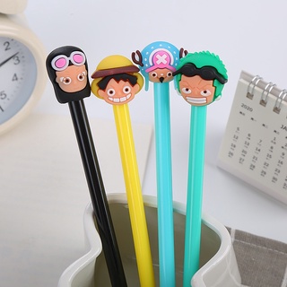 4pcs【XJJ1075】ปากกาสอบ ลายน่ารัก สีดํา สําหรับนักเรียน สํานักงาน 4 ชิ้น