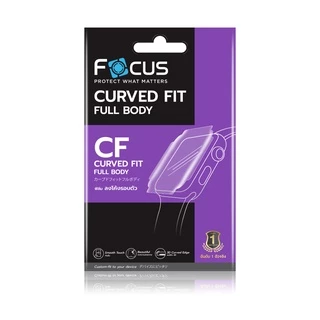 Focus ฟิล์มเนื้อ TPU ลงโค้ง แบบใส สำหรับ Apple Watch Series 11 10 9 8 7 6 5 4 3 2 1 SE ขนาด 38 40 41 42 44 45 46mm