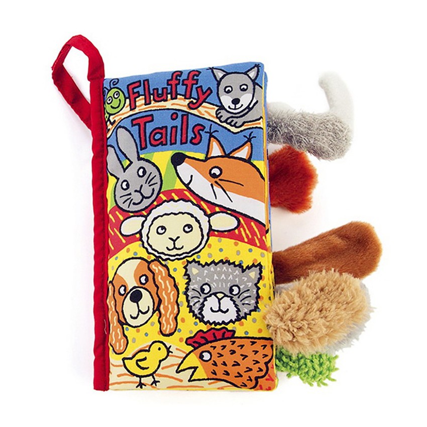 smartbabyandkid หนังสือผ้ามีหาง Fuffy Tail (Jelly Cat ) Shopee Thailand
