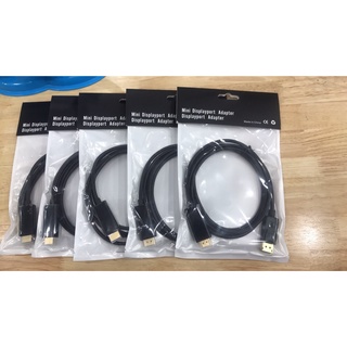 ส่งจากไทย DP to HDMI 1.8ม. พร้อมส่ง DP M to HDMI M ตัวแปลง หัวแปลง สายแปลง Display port Displayport