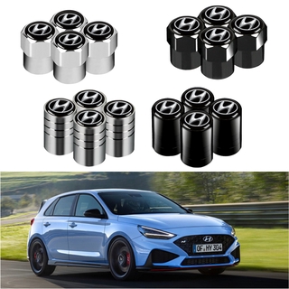 4 ชิ้น จุกลม​ พร้อมกล่อง ​ฝาปิดลมยาง​  ฝาปิดจุกลมยางรถยนต์​  4Pcs/Set Car Wheel Tire Valve Stems Caps Cover For Hyundai H1 Accent Elantra Sonata Excel Accessories